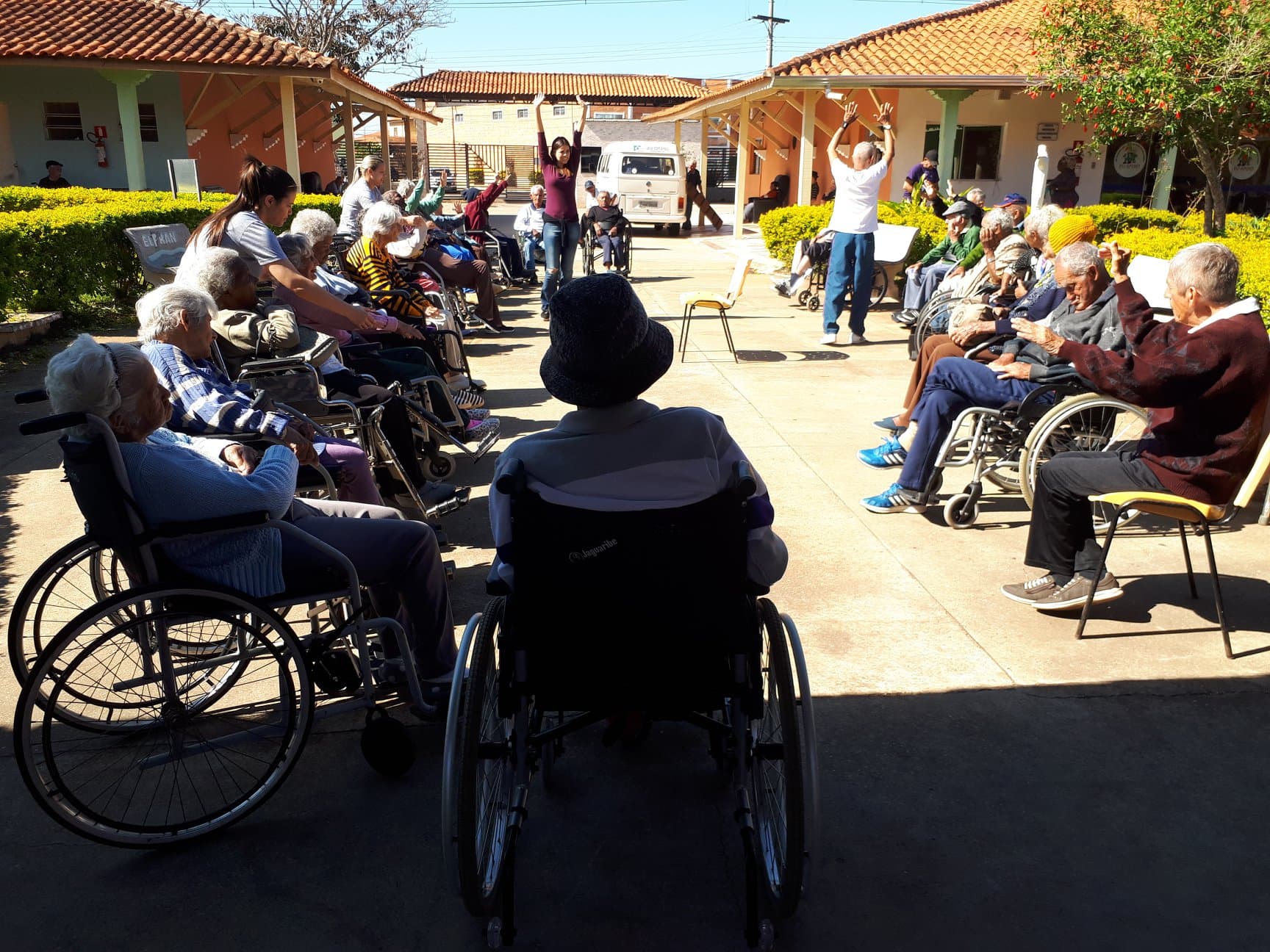 Momento de convivência ao ar livre